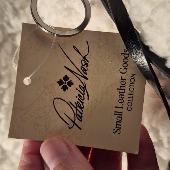 Patricia Nash Leather Pom Pom Balls Keychain -NWT - Picture 5 of 6